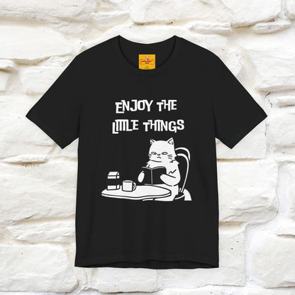 "Enjoy The Little Things." Cat T-Shirt | Nunu&Miao Studio