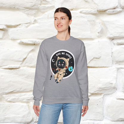''Give Me Space'' |Cat Sweatshirt | Nunu&Miao Studio