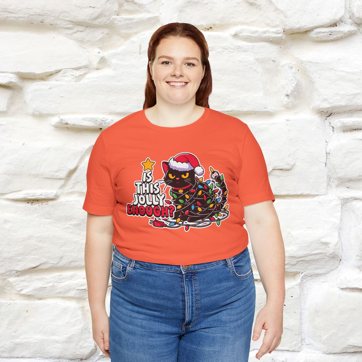 “Is This Jolly Enough?” | Cat T-Shirt | Nunu&Miao Studio