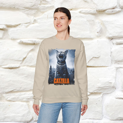 "Catzilla'' |Cat Sweatshirt | Nunu&Miao Studio