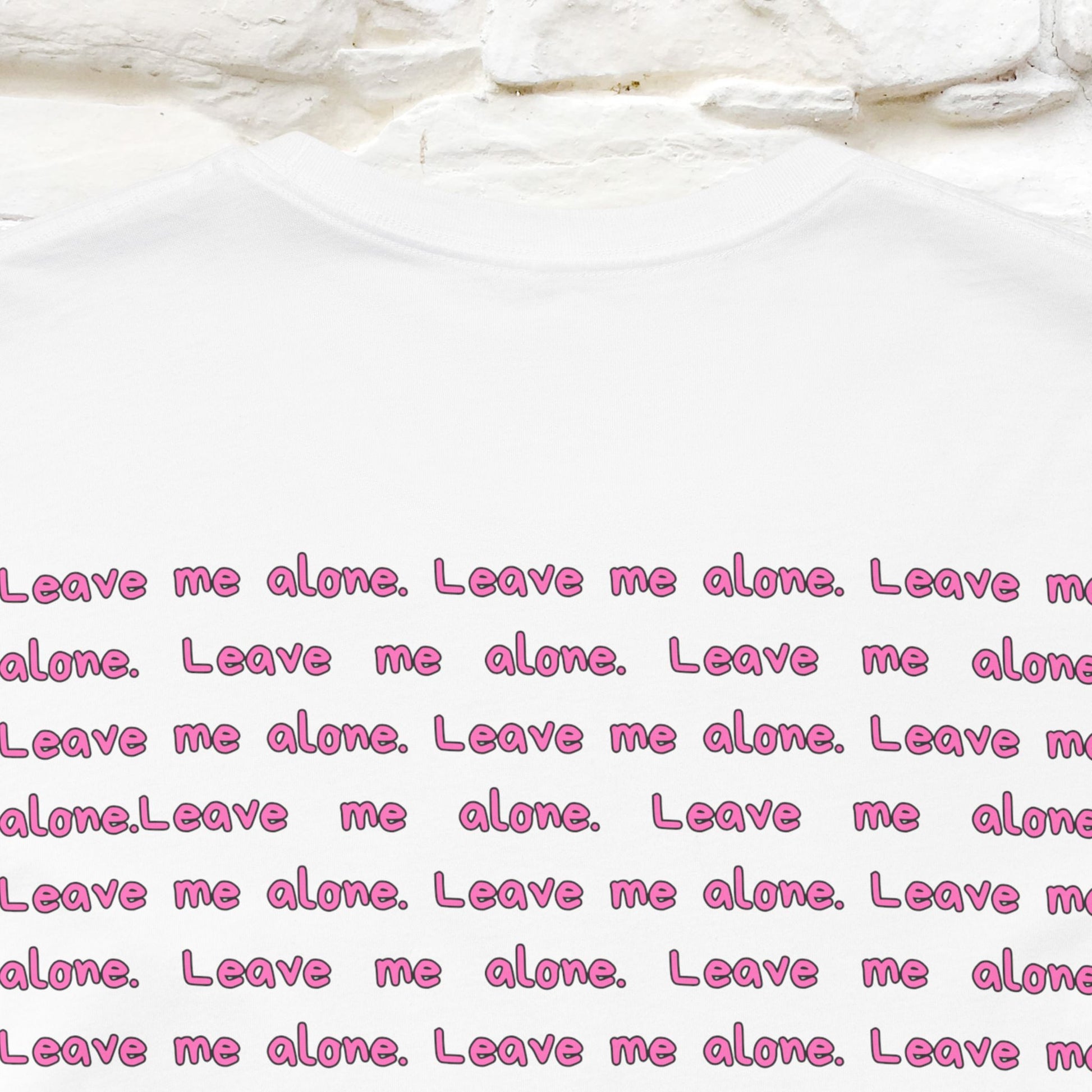 ''Leave Me Alone'' Cat T-Shirt | Nunu&Miao Studio - Nunu&Miao Studio
