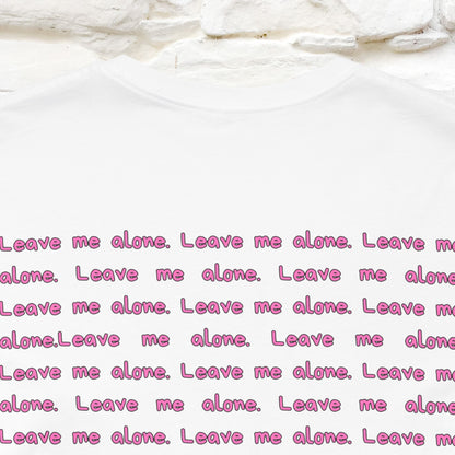 ''Leave Me Alone'' Cat T-Shirt | Nunu&Miao Studio - Nunu&Miao Studio