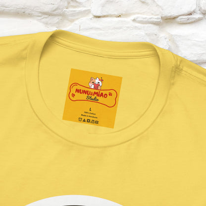 "Funny stay-at-home tee" Cat T-shirt |Nunu&Miao Studio - Nunu&Miao Studio