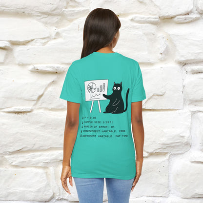 “Trust me, I’m statistically significant.”|  Cat T-Shirt | Front & Back Design | Nunu&Miao Studio