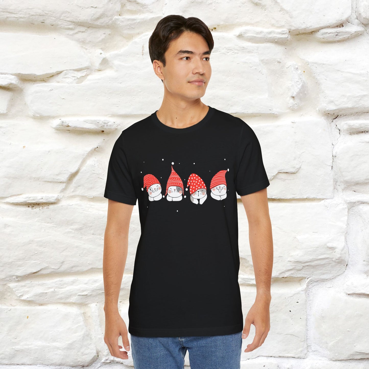 ''Christmas Cute'' |Cats T-shirt | Nunu&Miao Studio - Nunu&Miao Studio
