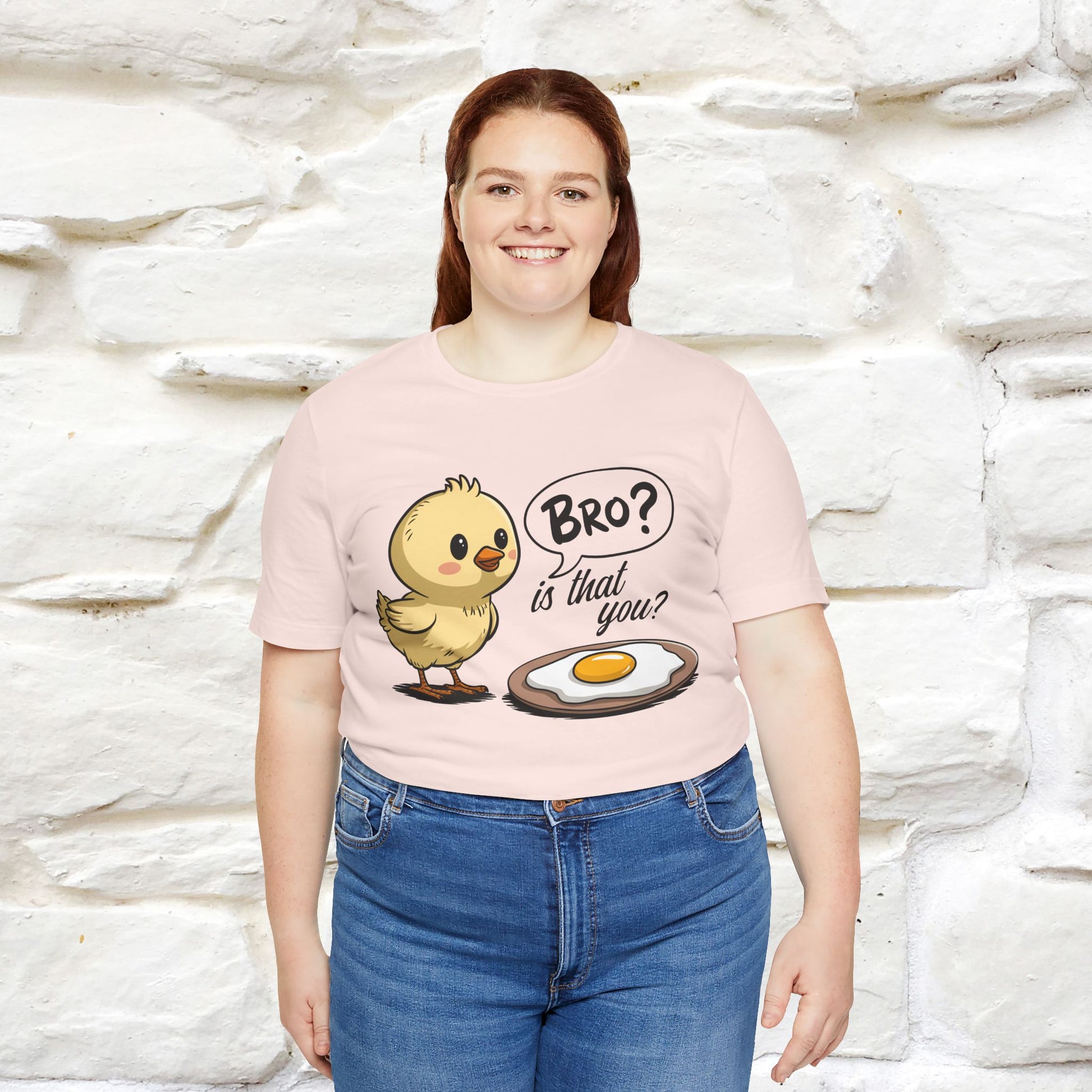 "Bro Is That You?" Funny Chicken T-shirt |Nunu&Miao Studio - Nunu&Miao Studio