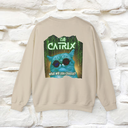 "The Catrix'' |Cat Sweatshirt | Nunu&Miao Studio