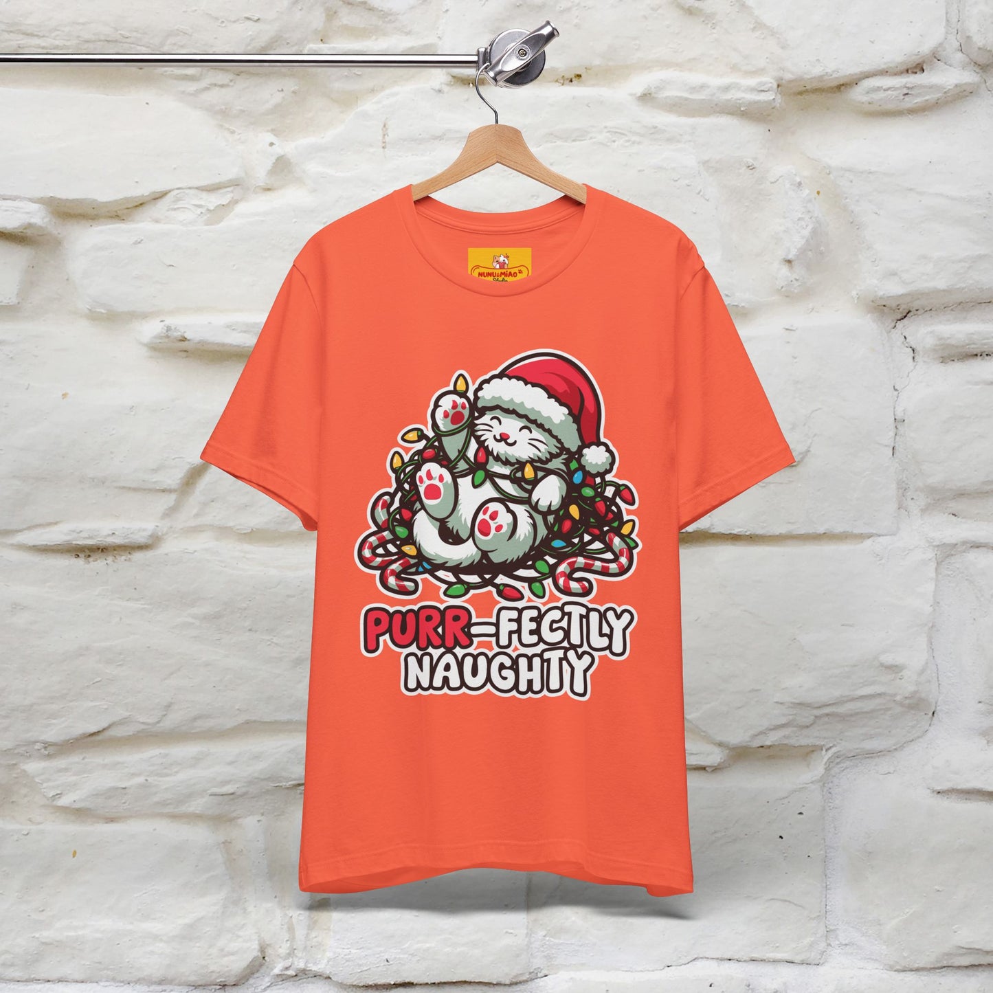 “Purr-Fectly Naughty” | Cat T-Shirt | Nunu&Miao Studio