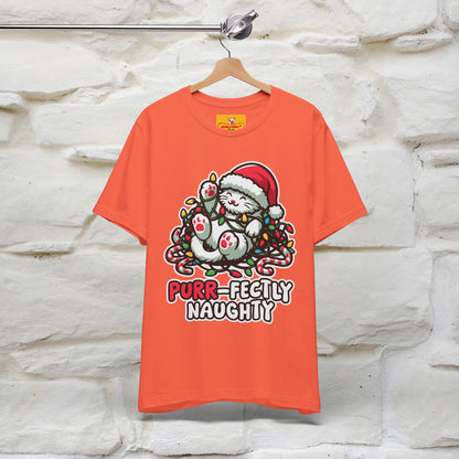 “Purr-Fectly Naughty” | Cat T-Shirt | Nunu&Miao Studio