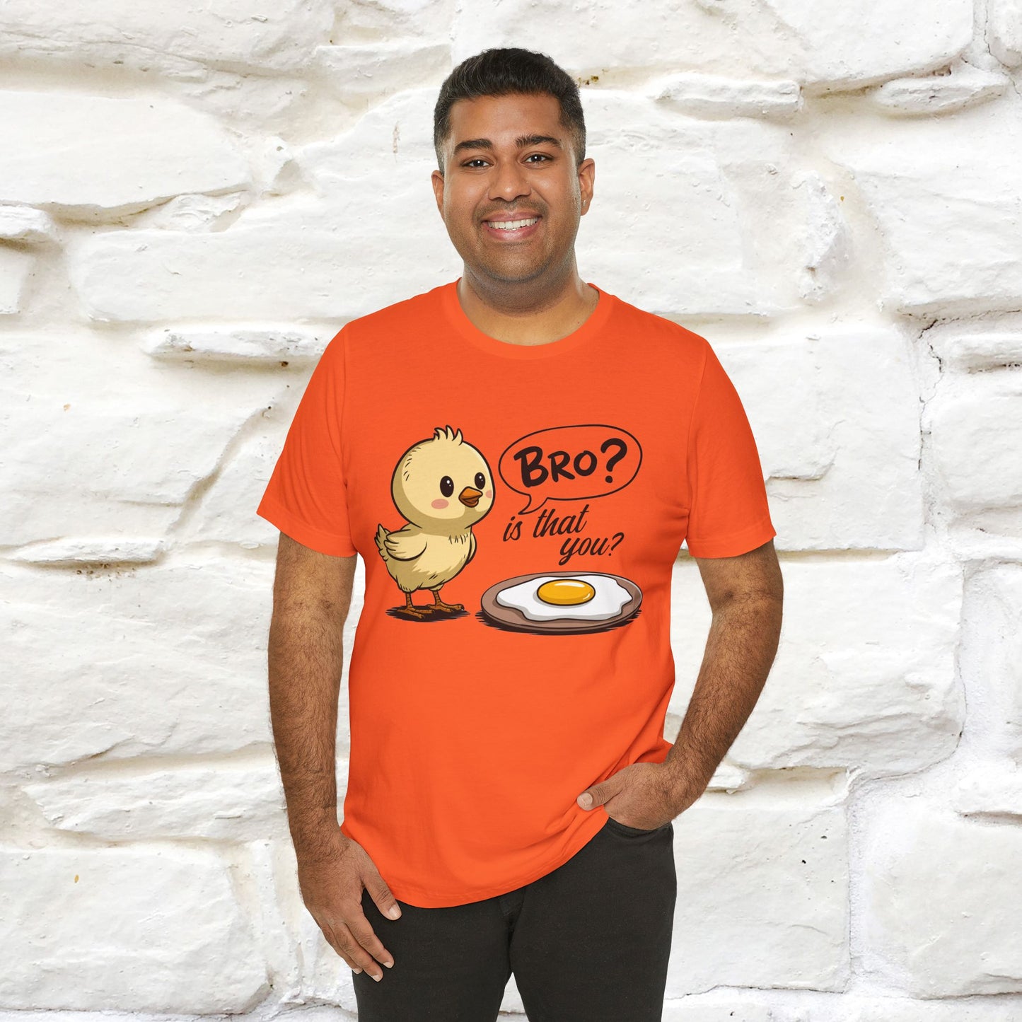 "Bro Is That You?" Funny Chicken T-shirt |Nunu&Miao Studio - Nunu&Miao Studio