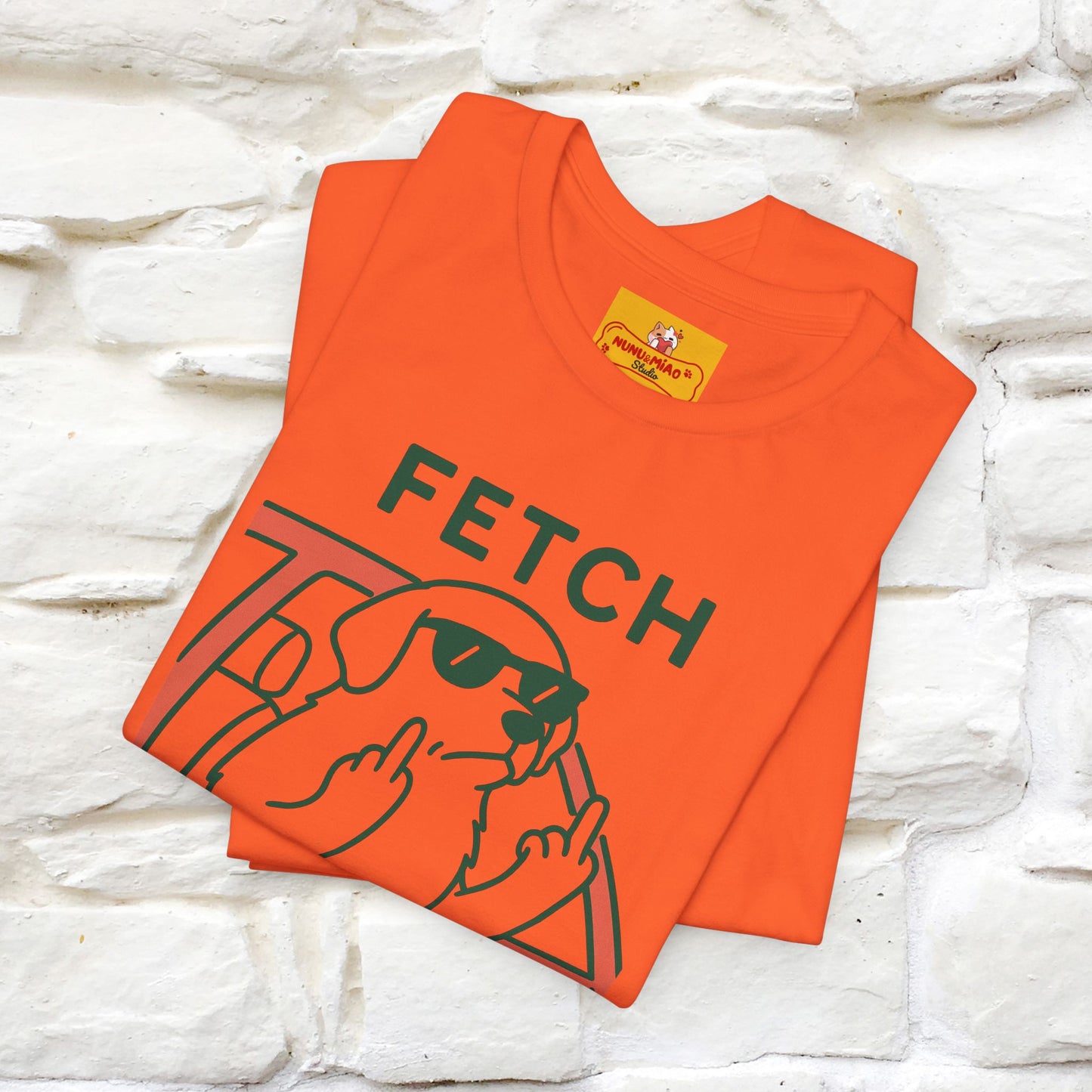 "Fetch This" Funny Dog T-shirt |Nunu&Miao Studio - Nunu&Miao Studio