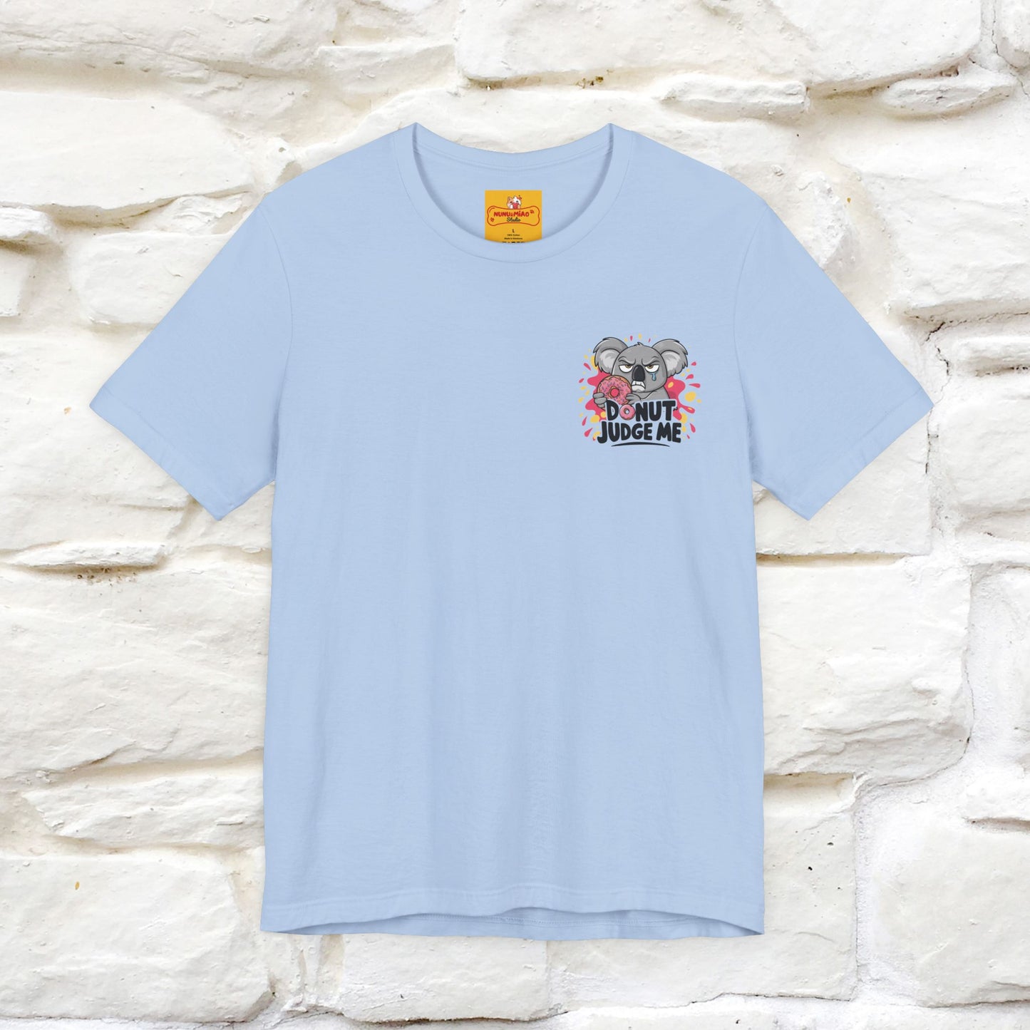 "Donut Judge Me " |Funny  T-Shirt | Front & Back Design | Nunu&Miao Studio - Nunu&Miao Studio