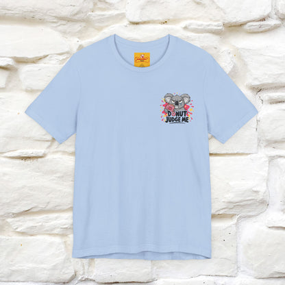 "Donut Judge Me " |Funny  T-Shirt | Front & Back Design | Nunu&Miao Studio - Nunu&Miao Studio