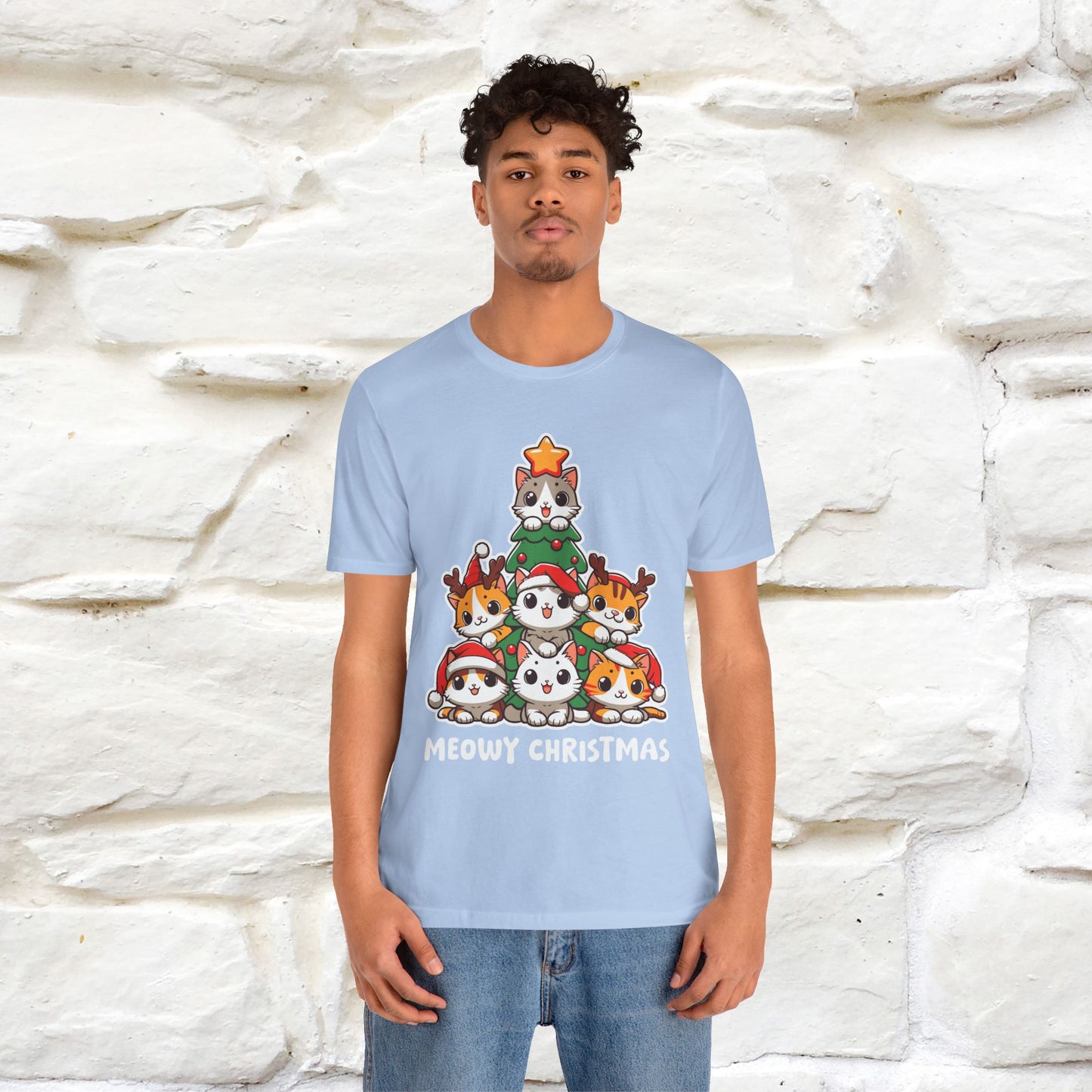“Meowy Christmas” | Cat T-Shirt | Nunu&Miao Studio