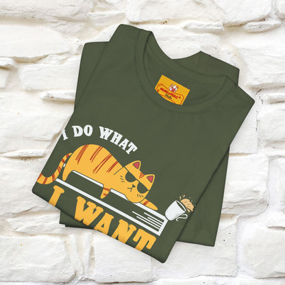 "I Do What I Want" Cat T-Shirt | Nunu & Miao Studio - Nunu&Miao Studio