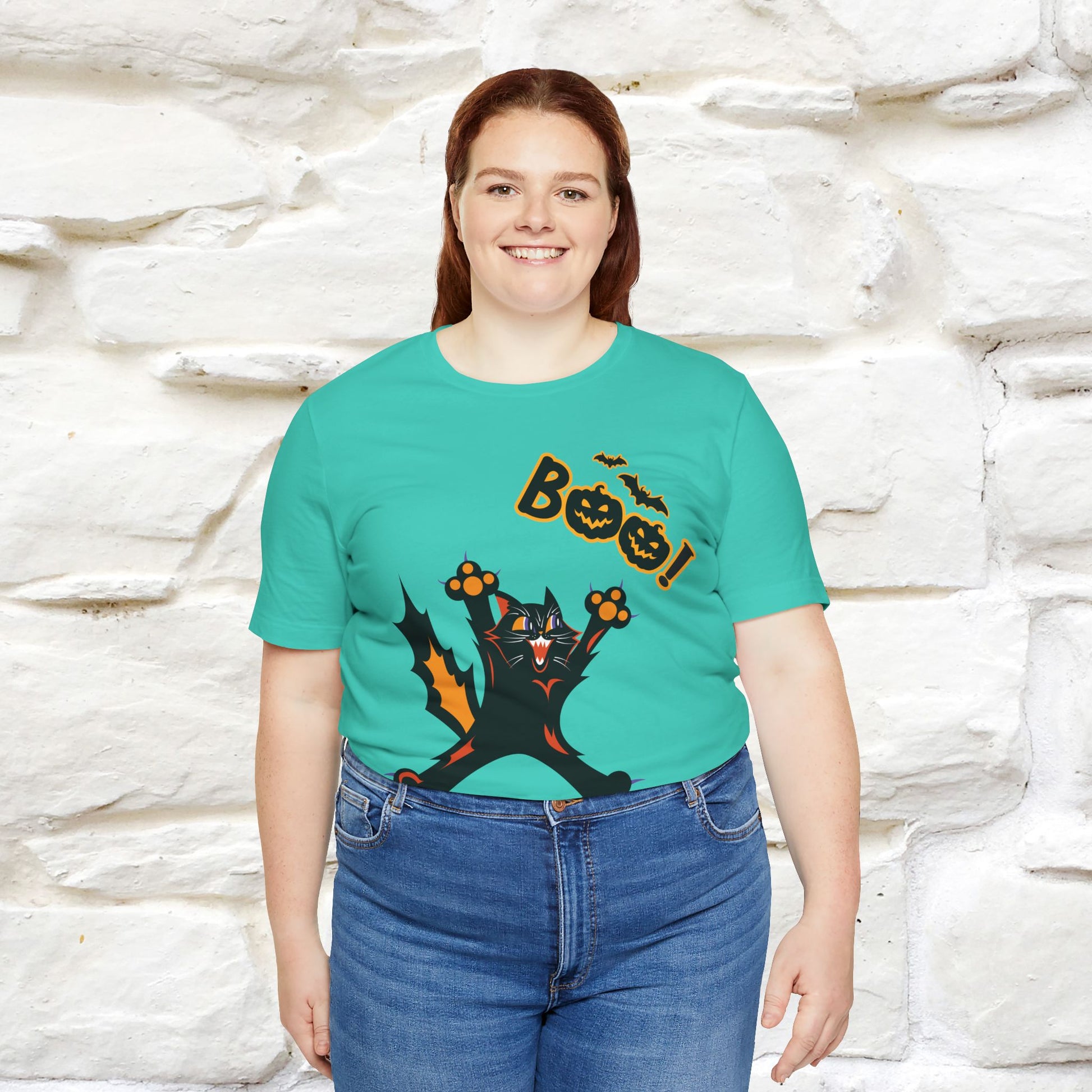 "Boo" Cat  T-shirt |Nunu&Miao Studio - Nunu&Miao Studio