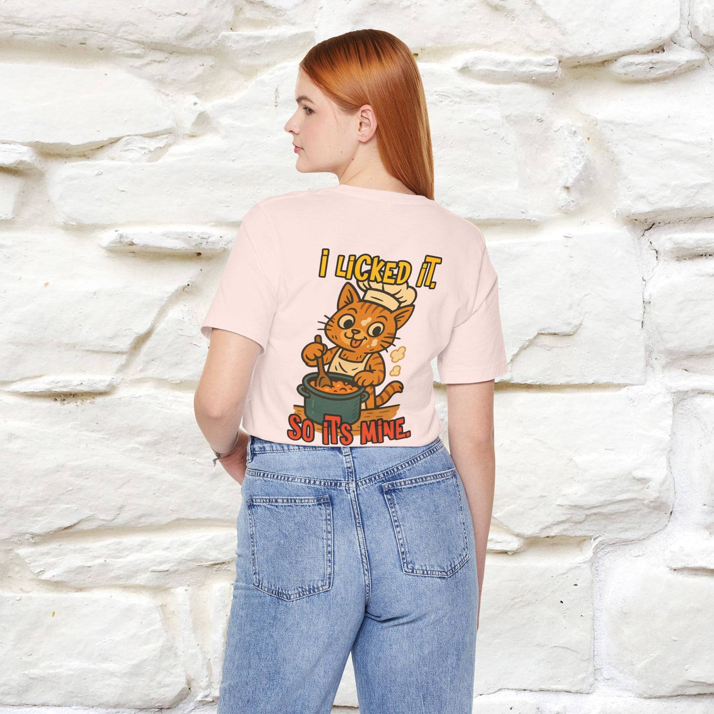 "I Licked It. It's Mine  " |Cat T-Shirt | Nunu&Miao Studio - Nunu&Miao Studio