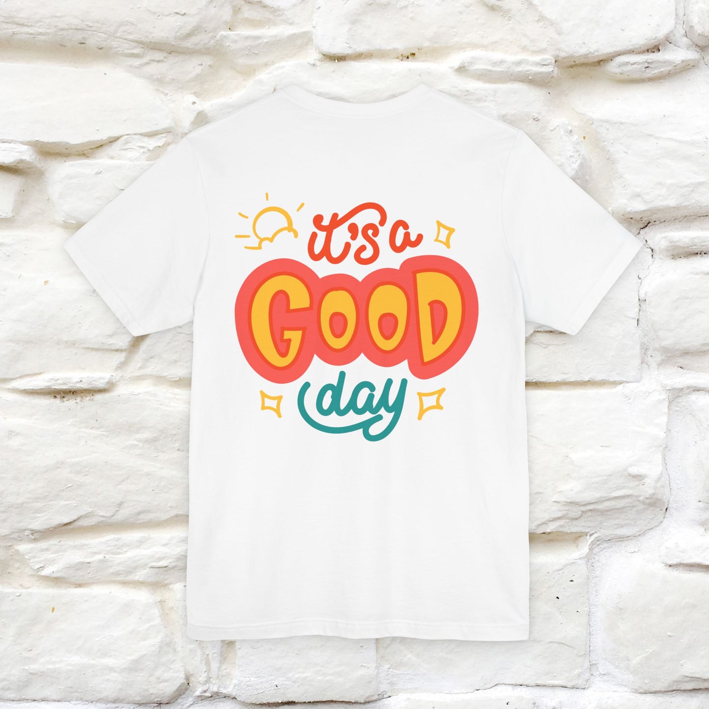 ""It's A Good Day" Cat T-Shirt| Front & Back Design | Nunu&Miao Studio - Nunu&Miao Studio