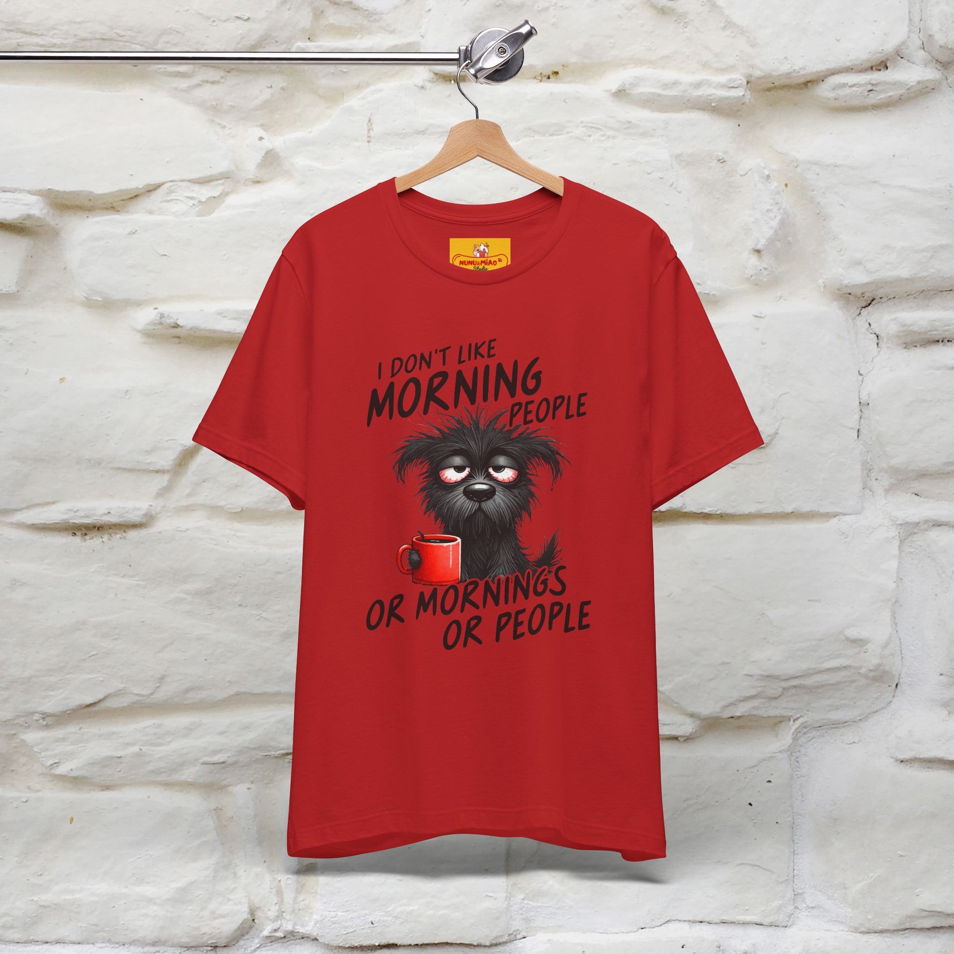 "I Don't Like Morning People..." Funny T-shirt |Nunu&Miao Studio - Nunu&Miao Studio