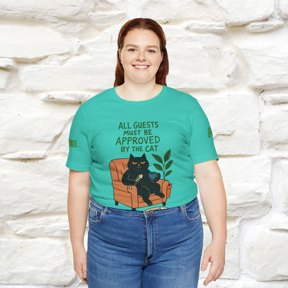 "All Guest Must Be Approved By The Cat - NO,MAYBE" Cat T-shirt |Nunu&Miao Studio