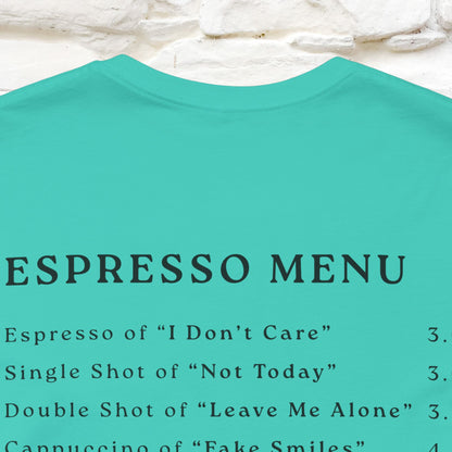 "More Espresso Less Depresso" |Cat T-Shirt | Nunu&Miao Studio - Nunu&Miao Studio