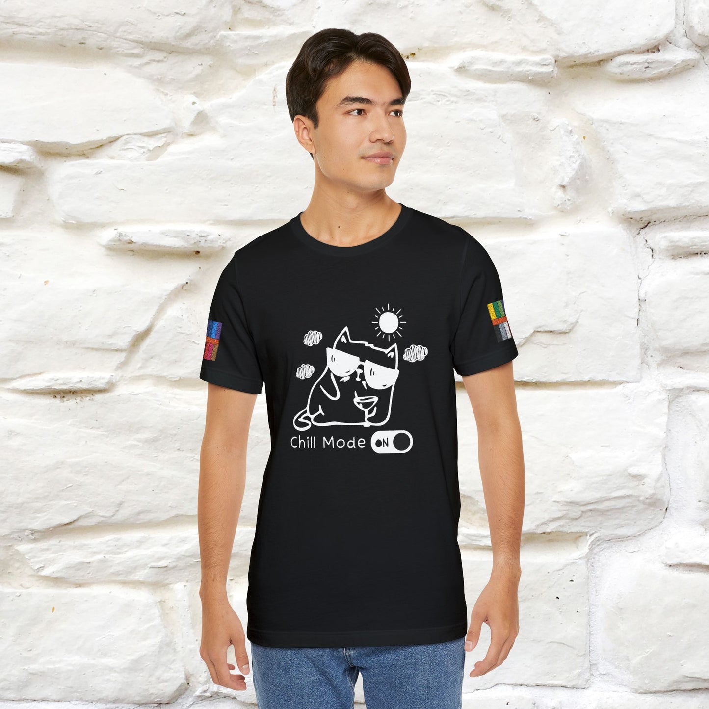 ''Chill Mode on'' Cat T-Shirt | Nunu&Miao Studio