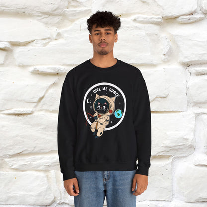 ''Give Me Space'' |Cat Sweatshirt | Nunu&Miao Studio