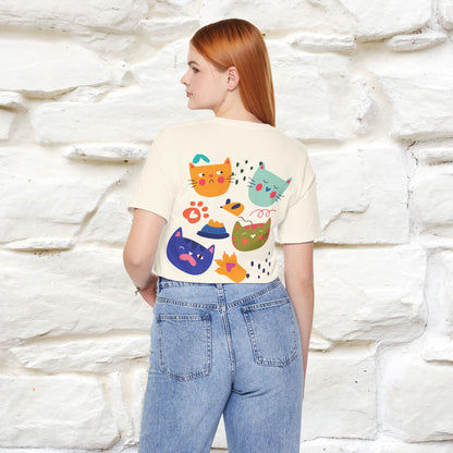 ''The Power Of Meow'' Cat T-Shirt Front and Back Design | Nunu&Miao Studio - Nunu&Miao Studio