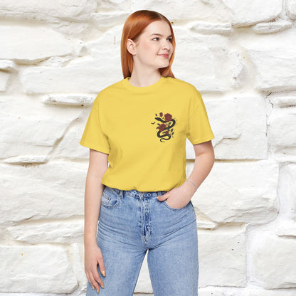 "The Rose and The Snake " Halloween T-shirt |Nunu&Miao Studio - Nunu&Miao Studio