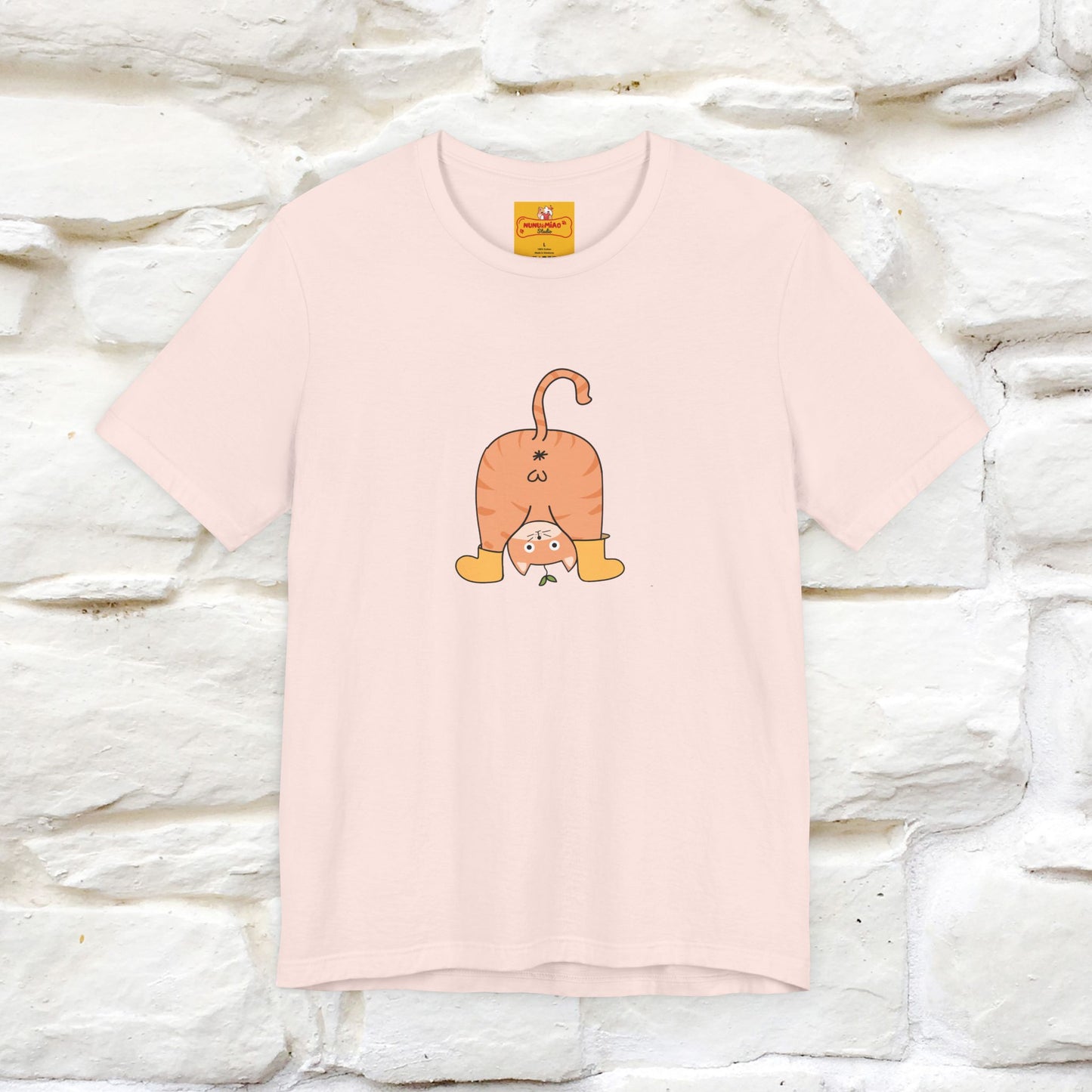 "Sometimes You Need to Look at Life from a Different Perspective" Cat T-Shirt | Front & Back Design | Nunu&Miao Studio - Nunu&Miao Studio