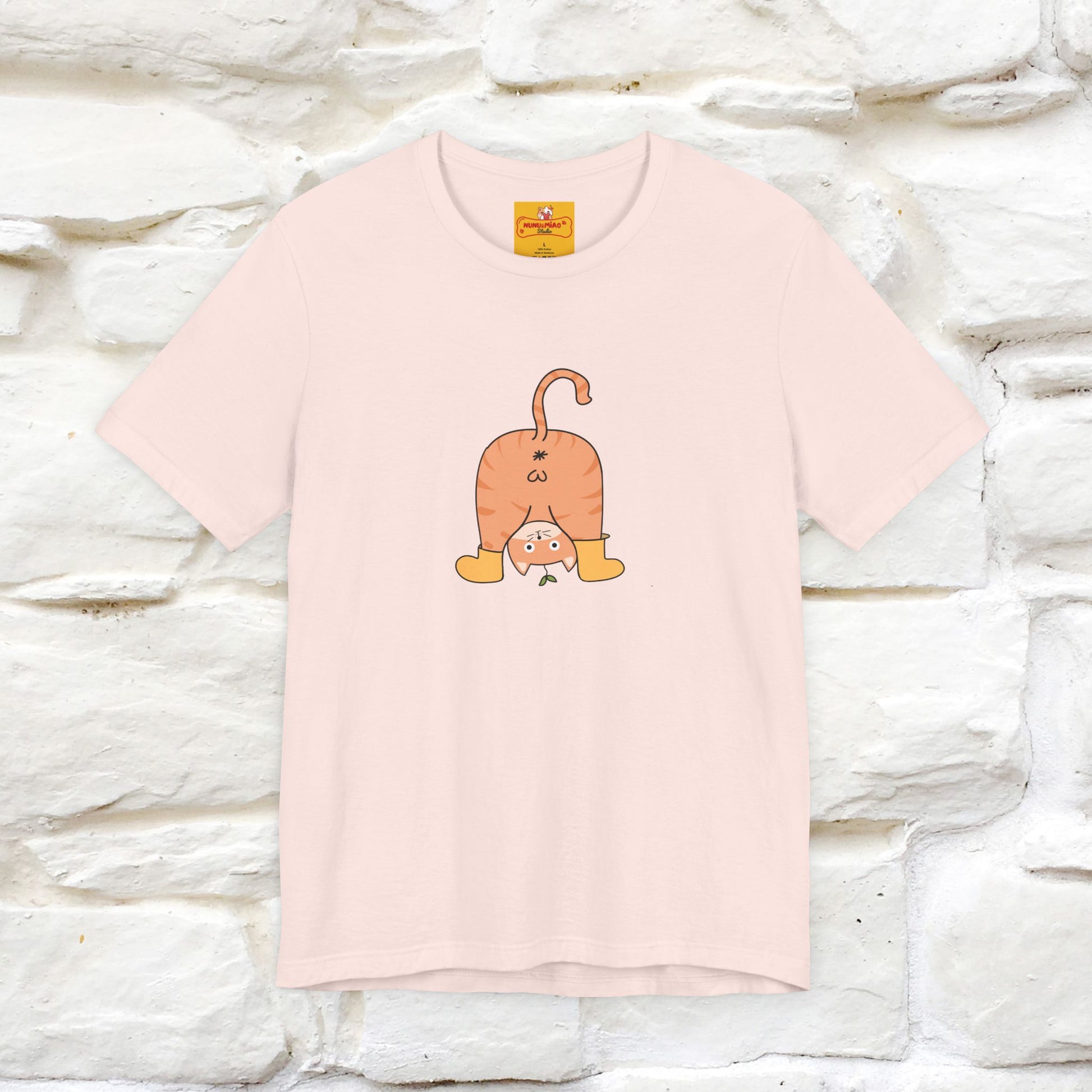 "Sometimes You Need to Look at Life from a Different Perspective" Cat T-Shirt | Front & Back Design | Nunu&Miao Studio - Nunu&Miao Studio