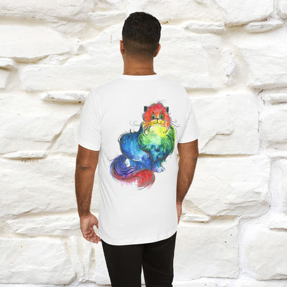 "Il Pittore'' Cat T-Shirt Front and Back Design | Nunu&Miao Studio - Nunu&Miao Studio