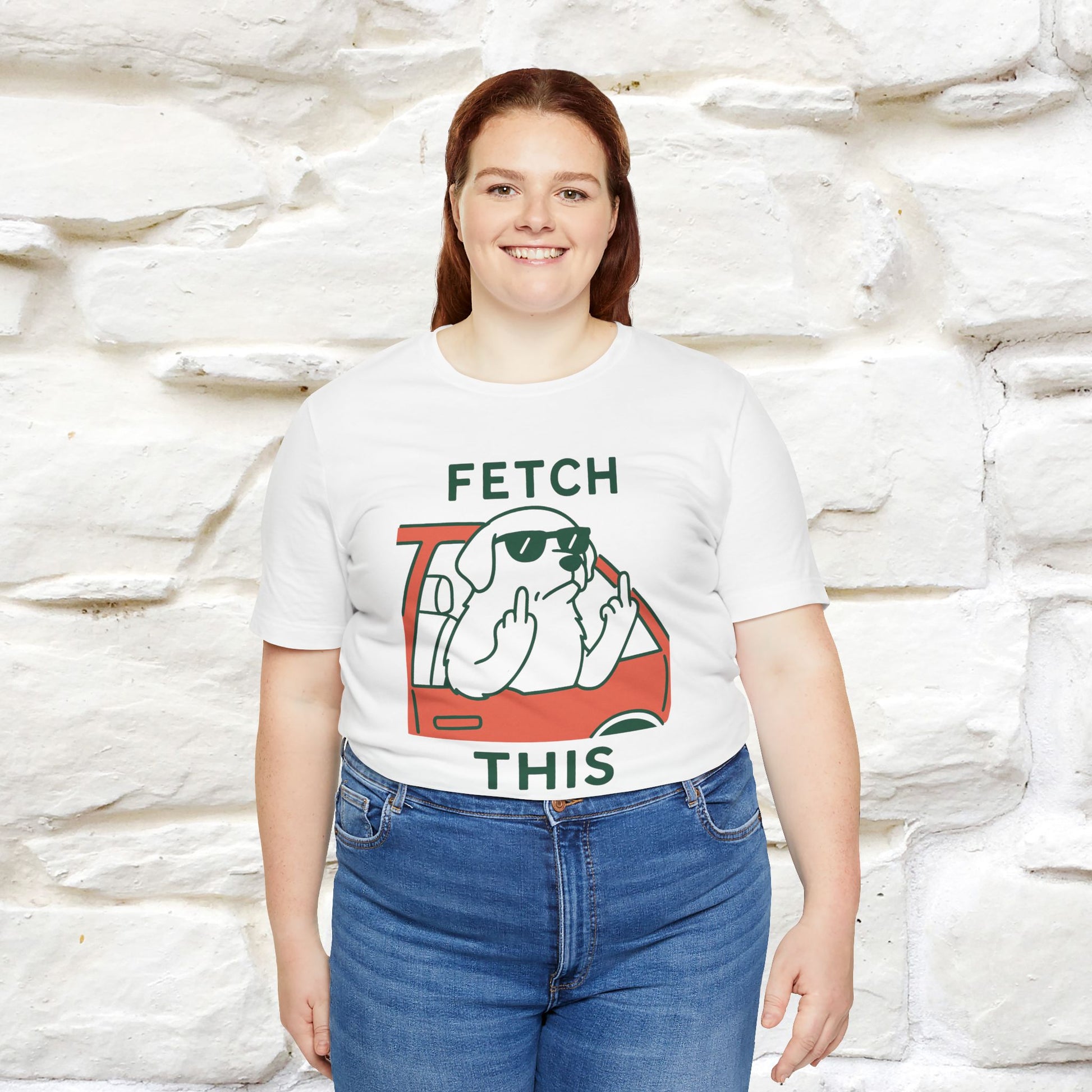 "Fetch This" Funny Dog T-shirt |Nunu&Miao Studio - Nunu&Miao Studio