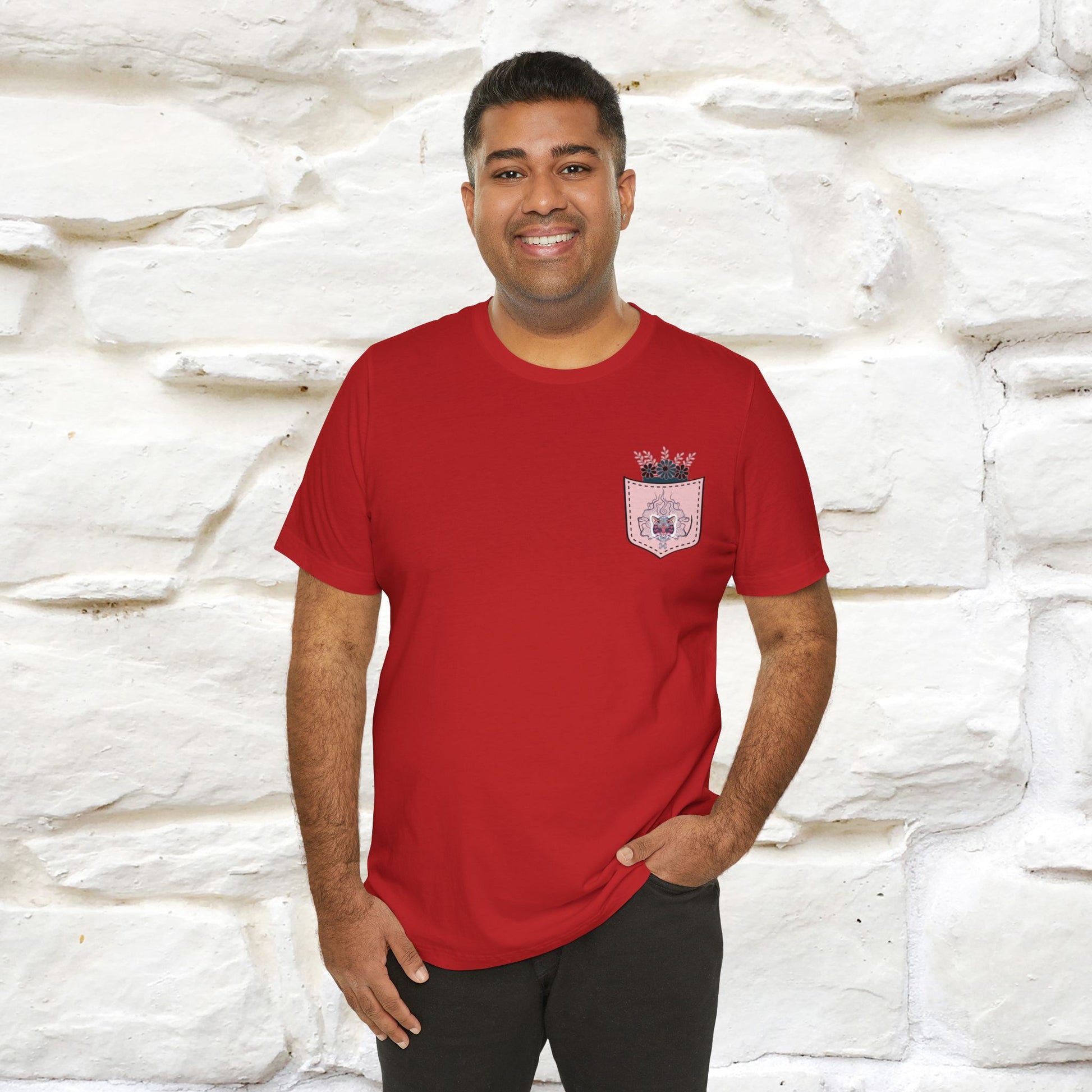 ''Air Fire Cat'' | Cat T-Shirt Front and Back Design | Nunu&Miao Studio - Nunu&Miao Studio