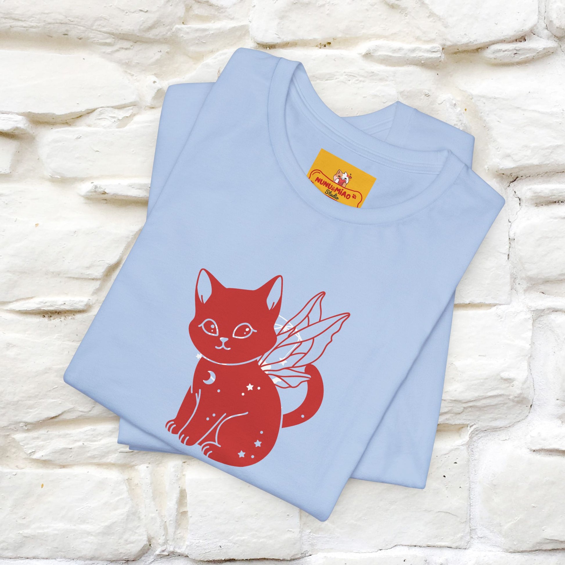 "Espoir Speranza Hope'' Cat T-Shirt Front and Back Design | Nunu&Miao Studio - Nunu&Miao Studio