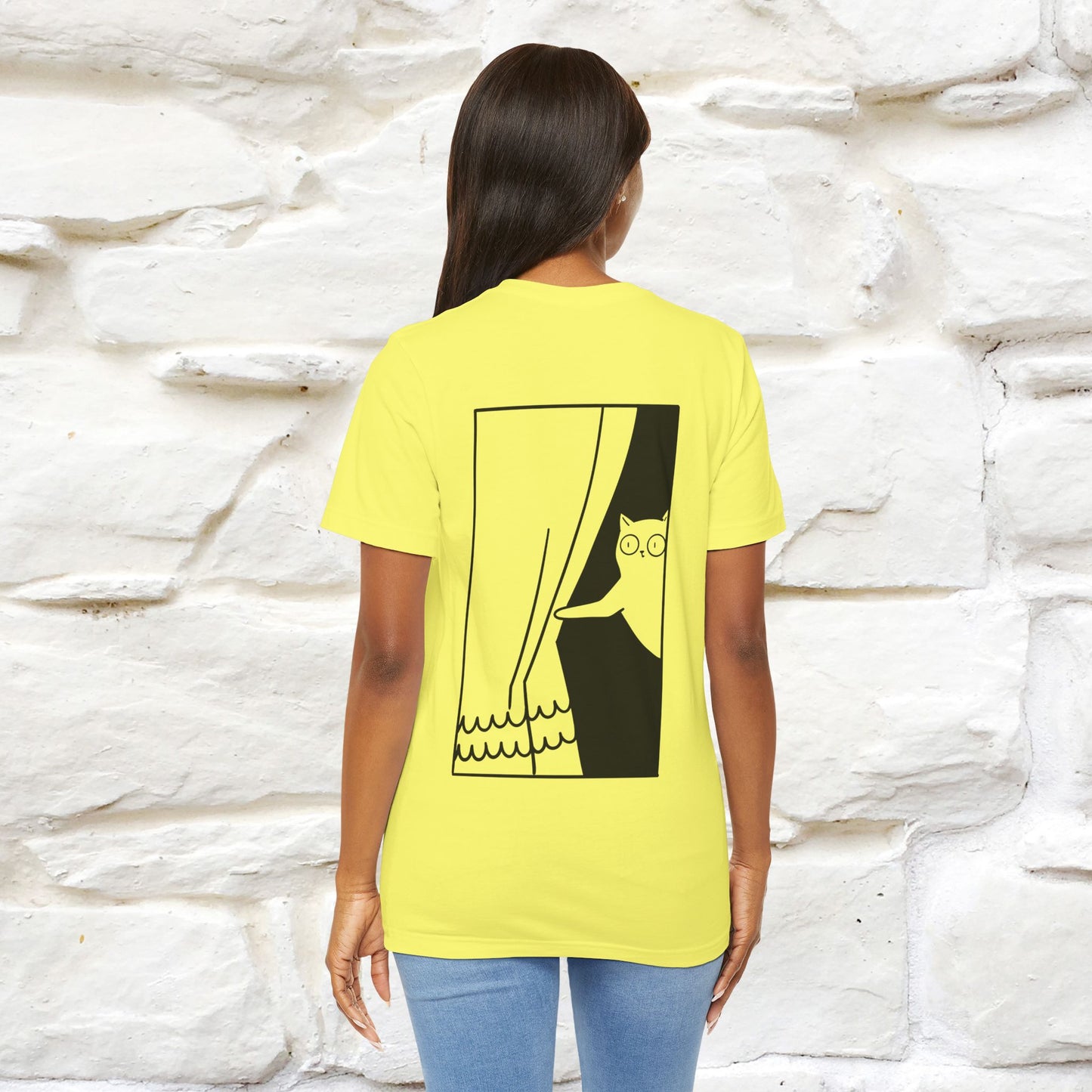 “Don’t trust atoms… they make up everything.” |  Cat T-Shirt | Front & Back Design | Nunu&Miao Studio