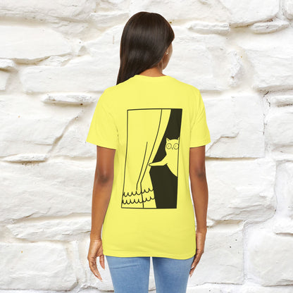 “Don’t trust atoms… they make up everything.” |  Cat T-Shirt | Front & Back Design | Nunu&Miao Studio