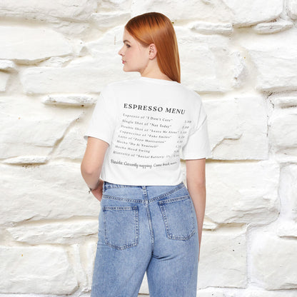 "More Espresso Less Depresso" |Cat T-Shirt | Nunu&Miao Studio - Nunu&Miao Studio