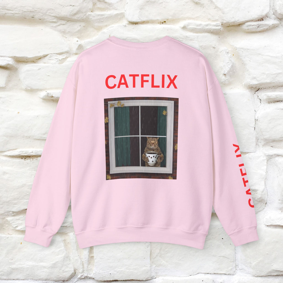 "Catflix'' |Cat Sweatshirt | Nunu&Miao Studio