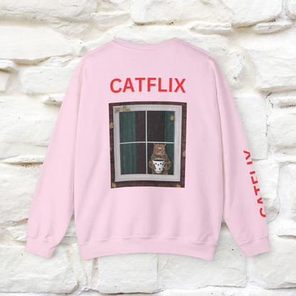 "Catflix'' |Cat Sweatshirt | Nunu&Miao Studio