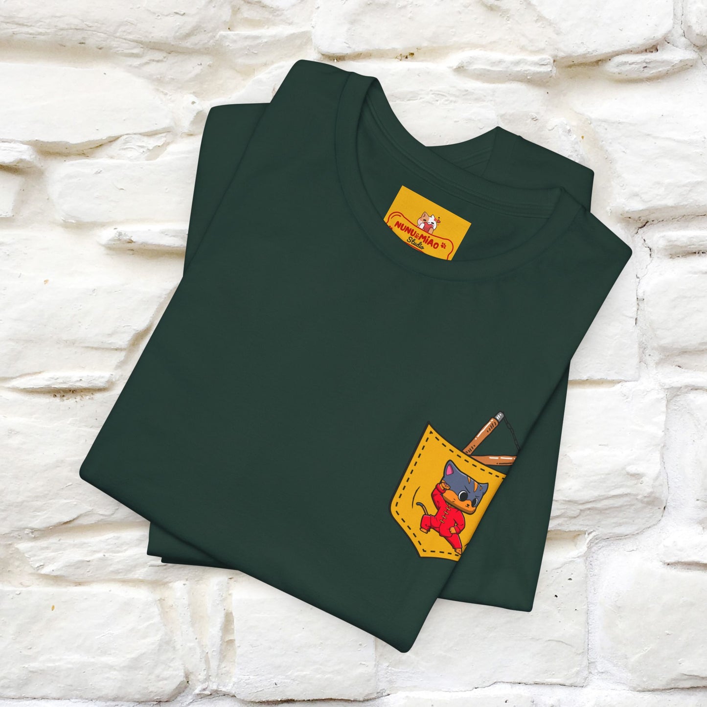 "Be Like Water: Cattitude Master | Cat T-Shirt |Nunu&Miao Studio - Nunu&Miao Studio