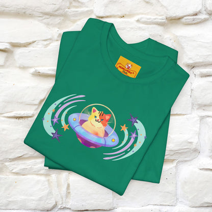 "Stay Positive'' Cat T-Shirt | Front & Back Design | Nunu&Miao Studio - Nunu&Miao Studio