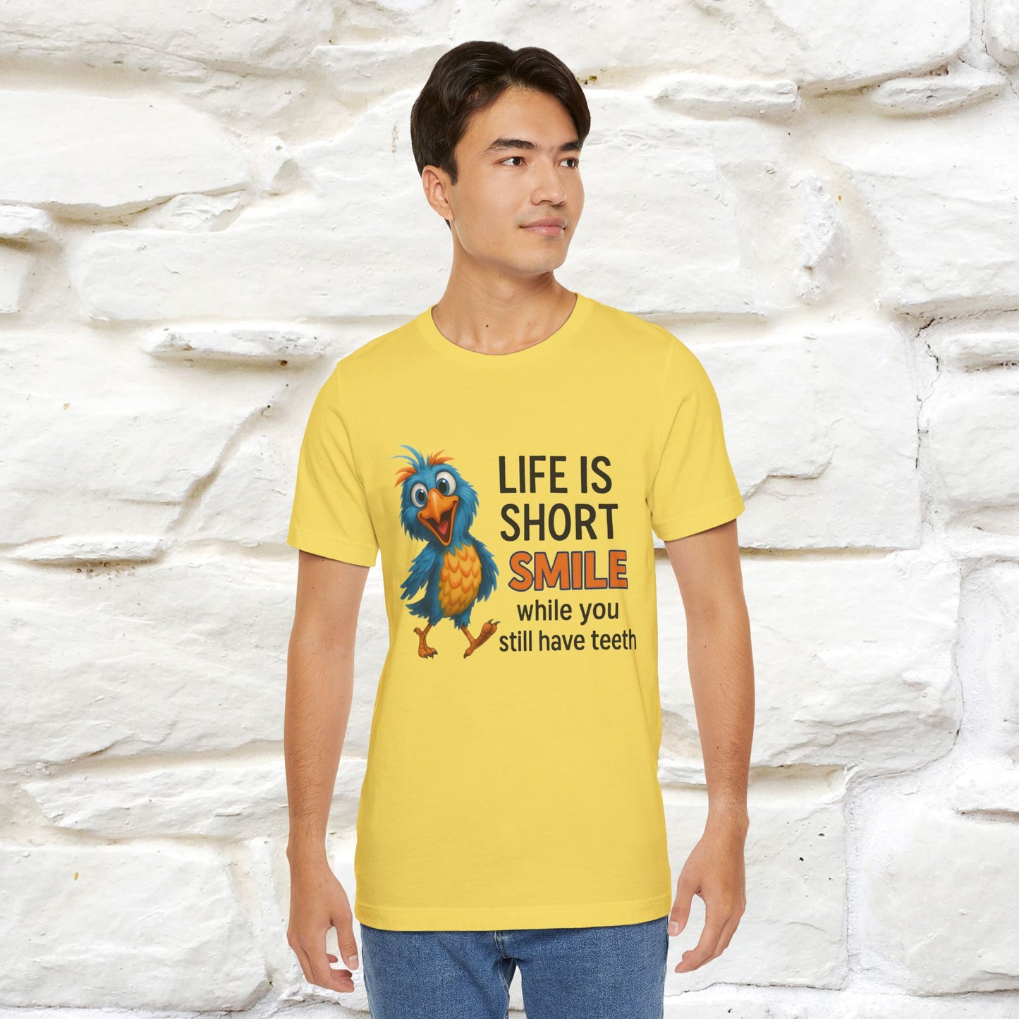 "Life Is Short Smile While ..." |Funny T-Shirt | Nunu&Miao Studio - Nunu&Miao Studio