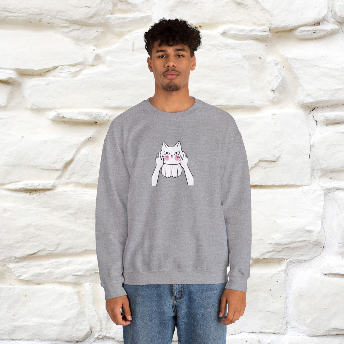 ''Leave Me Alone'' |Cat Sweatshirt | Nunu&Miao Studio
