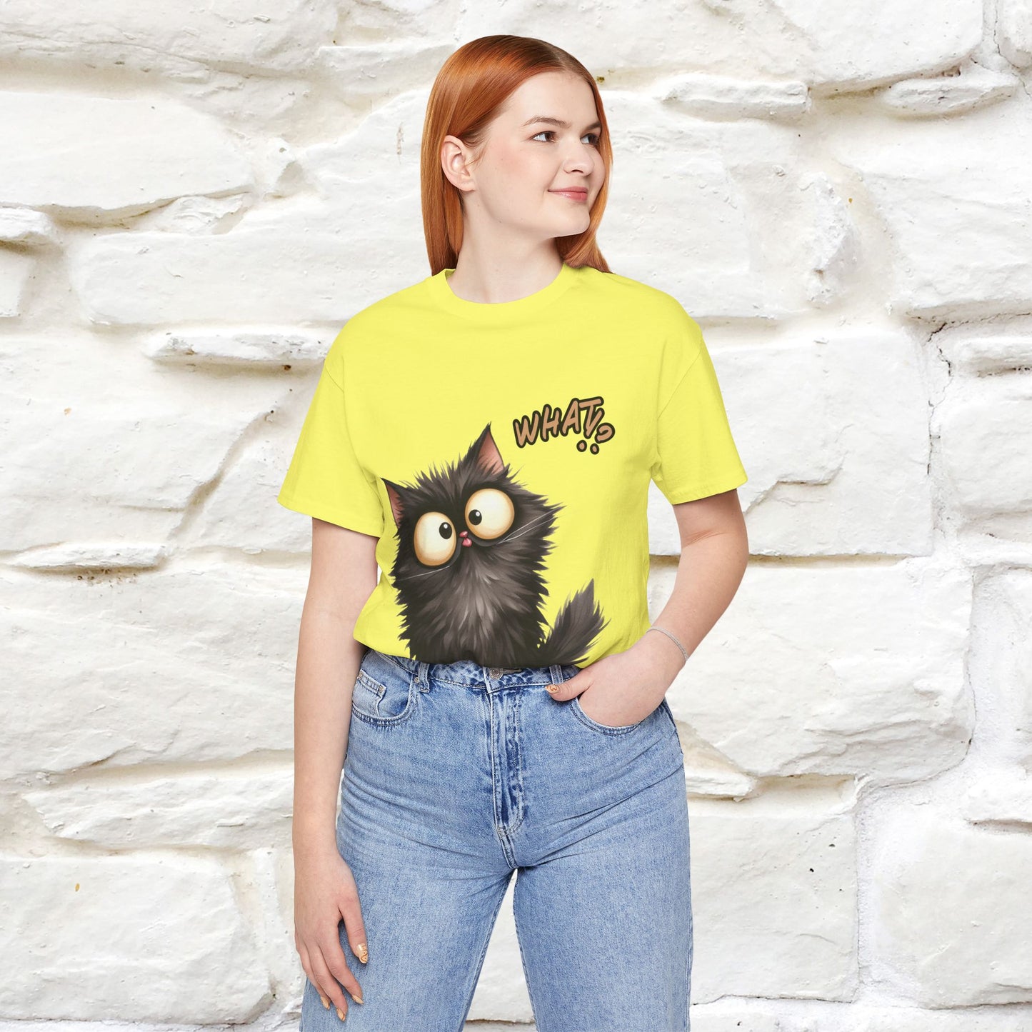 ''What ?'' | Cat T-Shirt  | Nunu&Miao Studio - Nunu&Miao Studio
