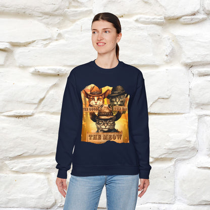 ''The Good, the Bad, and the Meow'' |Cat Sweatshirt | Nunu&Miao Studio
