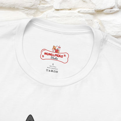 ''Life Begings After Coffe''  Cat T-shirt for Men and Women  100% Cotton* - Nunu&Miao Studio