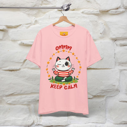 ''Ommm, Keep Calm'' Cat T-Shirt | Nunu&Miao Studio - Nunu&Miao Studio