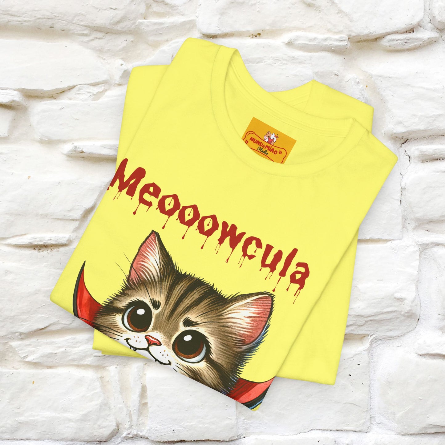 "Meooowcula" Cat T-shirt |Nunu&Miao Studio - Nunu&Miao Studio