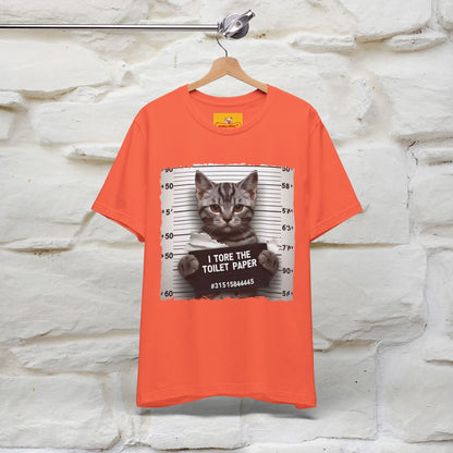 ''I Tore The Toilet Paper'' | Funny Cat T-Shirt | Nunu&Miao Studio - Nunu&Miao Studio